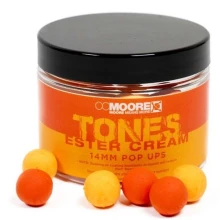 CC MOORE - Plávajúce boilies Tones Ester Cream Pop Ups 12 mm 55 ks