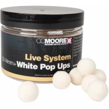 CC MOORE - Plávajúce boilies White Live System 14 mm 45 ks