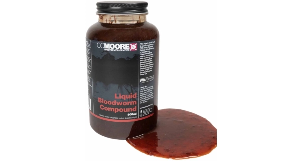 CC MOORE - Tekutá potrava Liquid Bloodworm Compound 500 ml Krvavý červ