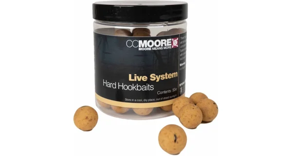 CC MOORE - Tvrdené boilie Hard Hookbaits Live System 18 mm 35 ks