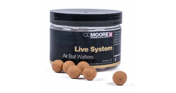 CC MOORE - Vyvážená Boilie Live System Air Ball Wafters 18 mm 35 ks