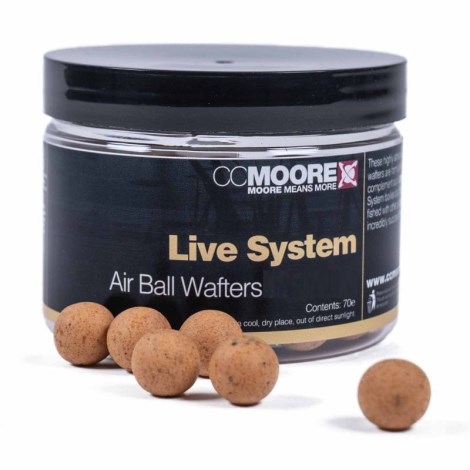 CC MOORE - Vyvážená Boilie Live System Air Ball Wafters 18 mm 35 ks