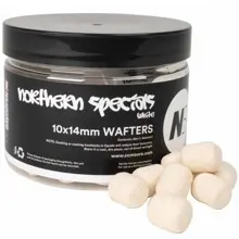 CC MOORE - Vyvážené boilies NS1 Dumbell Wafters White 10x14 mm 65 ks
