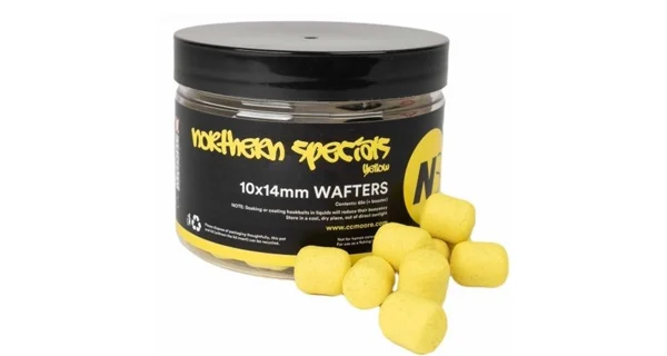CC MOORE - Vyvážené boilies NS1 Dumbell Wafters Yellow 10x14 mm 65 ks