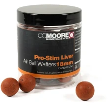 CC MOORE - Vyvážené boilies Pro-Stim Liver Air Ball Wafters 18 mm 35 ks