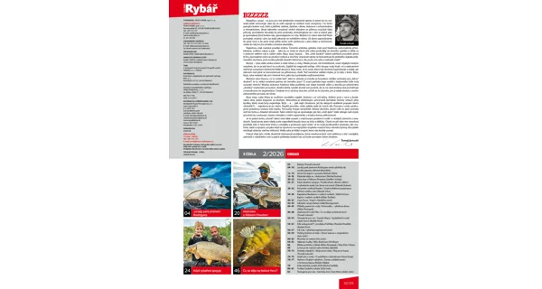ČESKÝ RYBÁŘ - Časopis 2/2026 Február