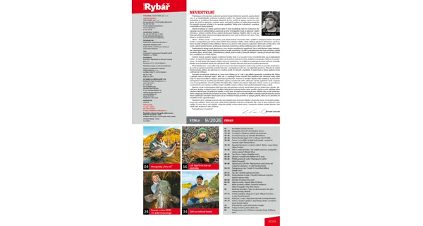 ČESKÝ RYBÁŘ - Časopis 9/2026 September
