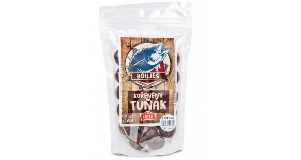 CHYTIL - Boilies 24 mm 250 g Korenený tuniak Cesnak Asa foetida