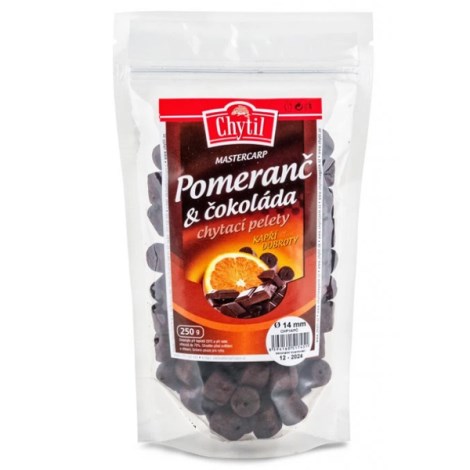 CHYTIL - Chytacie pelety 14 mm 250 g Pomaranč Čokoláda