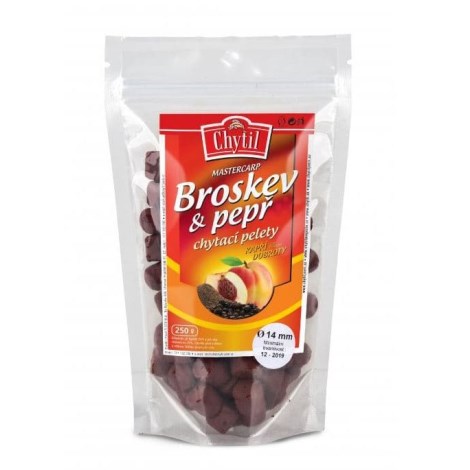 CHYTIL - Chytacie pelety 250 g 20 mm Broskyňa / korenie