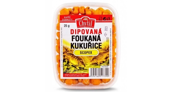 CHYTIL - Dipovaná fúkaná kukurica 25 g Scopex