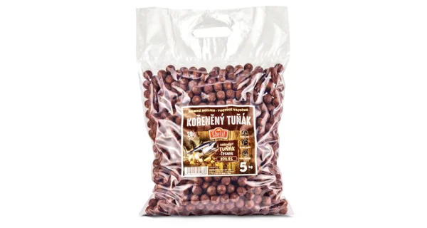 CHYTIL - Kŕmne boilies 20 mm 5 kg Korenený tuniak & Cesnak
