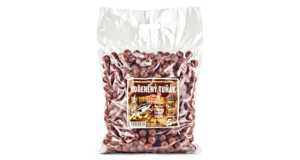 CHYTIL - Kŕmne boilies 24 mm 5 kg Korenený tuniak & Cesnak