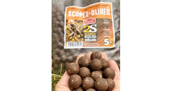 CHYTIL - Kŕmne boilies 24 mm 5 kg Scopex & Oliheň
