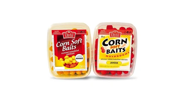 CHYTIL - Mäkčená plávajúca kukurica Mushrooms 20 g Jahoda
