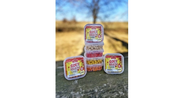 CHYTIL - Mäkčené plávajúce pelety Soft 6-8 mm 35 g Jahoda