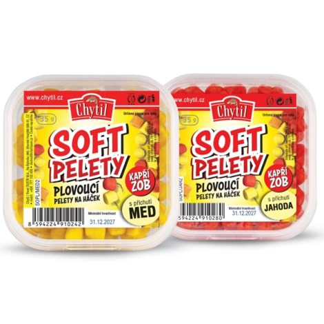 CHYTIL - Mäkčené plávajúce pelety Soft 6-8 mm 35 g Oleheň