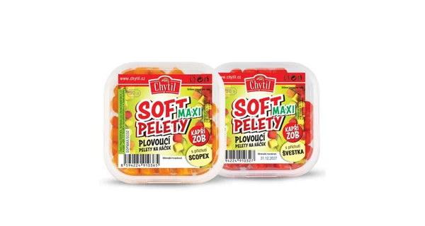CHYTIL - Mäkčené plávajúce pelety Soft Maxi 12-14 mm 30 g Oleheň