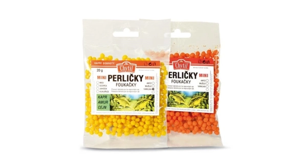 CHYTIL - Perličky fúkačky mini 20 g 4 mm Jahoda