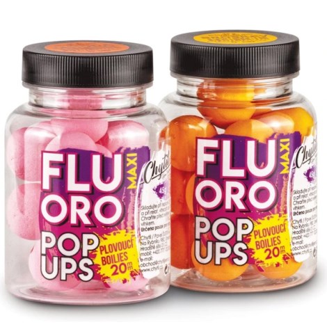 CHYTIL - Plávajúce boilie Fluoro Pop Up 20 mm 45 g Cesnak Korenie