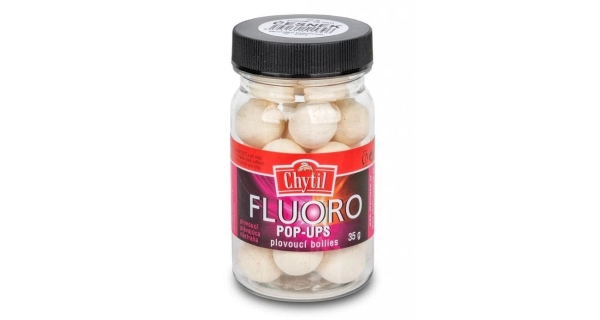 CHYTIL - Plávajúce boilie Fluoro Pop Up 35 g 15 mm Cesnak