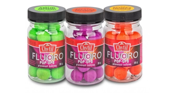 CHYTIL - Plávajúce boilie Fluoro Pop Up 35 g 15 mm Chiméra Red Olieheň Korenie