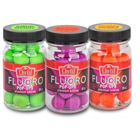 CHYTIL - Plávajúce boilie Fluoro Pop Up 35 g 15 mm Seabomb