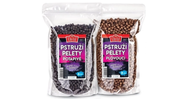 CHYTIL - Pstruže pelety potápavé 800 g 6 mm