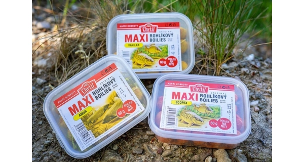 CHYTIL - Rožkový boilies Maxi 20 mm 60 g Med
