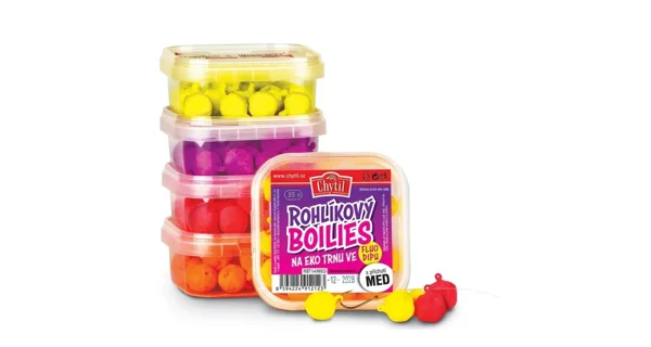 CHYTIL - Rožkový boilies na EKO tŕňa Fluo 14 mm 35 g Amur