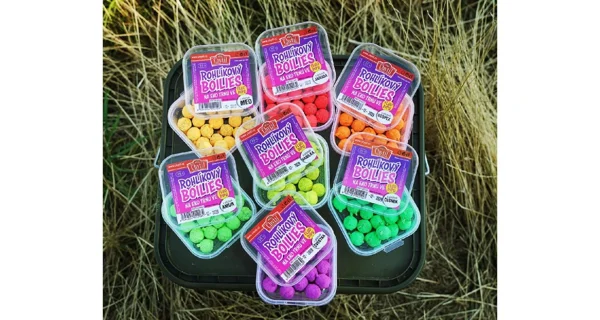 CHYTIL - Rožkový boilies na EKO tŕňa Fluo 14 mm 35 g Cesnak