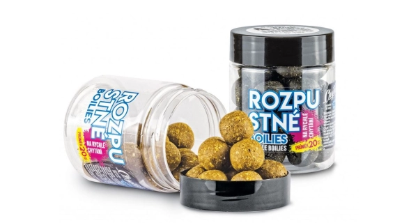 CHYTIL - Rozpustné boilies 20 mm 120 g Korenený tuniak cesnak asa