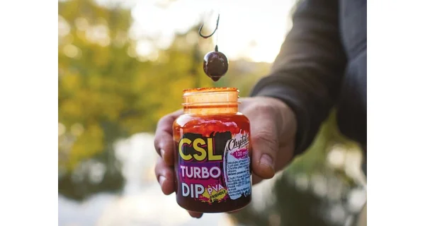 CHYTIL - Tekutý dip CSL Turbodip Korenený tuniak Cesnak Asa Foetida 120 ml