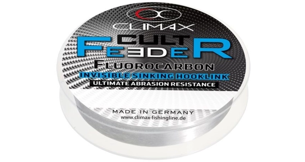 CLIMAX - Naväzcový silón CULT Feeder Fluorocarbon 25 m 0,26 mm 5 kg