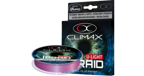 CLIMAX - Pletená šnúra iBraid U-Light Fluo 135 m 0,04 mm 3 kg fialová