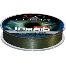CLIMAX - Pletená šnúra iBraid U-Light Olive 0,06 mm 4,5 kg 135 m