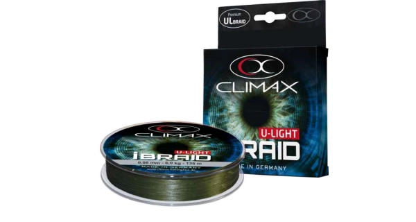 CLIMAX - Pletená šnúra iBraid U-Light Olive 0,08 mm 6 kg 135 m