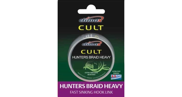 CLIMAX - Potápavá šnúra Hunters Braid Heavy Weed 9,1 kg 20 m