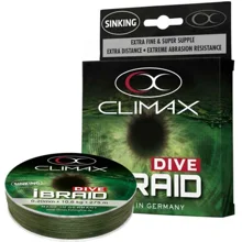 CLIMAX - Potápavá šnúra iBraid DIVE 0,12 mm 5 kg 135 m Olivová