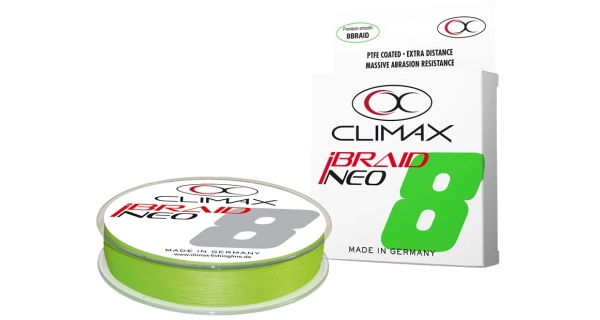 CLIMAX - Prívlačová šnúra iBraid Neo Fluo Chartreuse 0,10 mm 6,7 kg 135 m