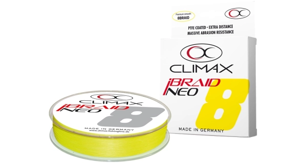 CLIMAX - Prívlačová šnúra iBraid Neo Fluo Yellow 0,18 mm 15,7 kg 135 m