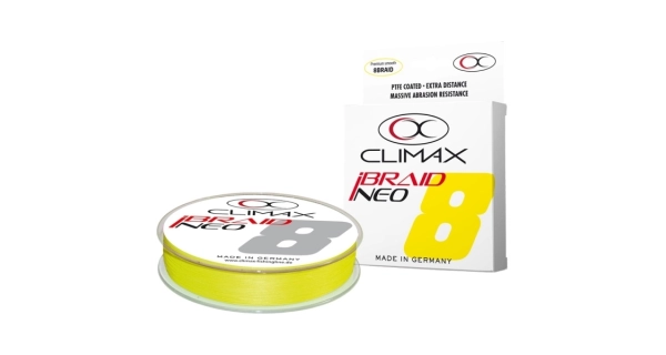 CLIMAX - Prívlačová šnúra iBraid Neo Fluo Yellow 0,20 mm 17,9 kg 135 m