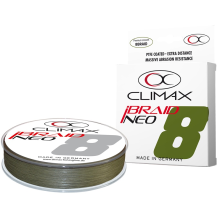 CLIMAX - Prívlačová šnúra iBraid Neo Olive 0,10 mm 5,7 kg 135 m