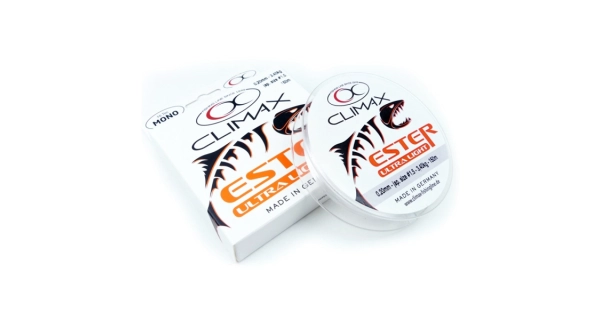 CLIMAX - Prívlačový silón Ester Japan Ultra Light Transparent 0,125 mm 1,45 kg 150 m