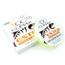 CLIMAX - Prívlačový silón Ester Japan Ultra Light žltý 0,10 mm 1 kg 150 m