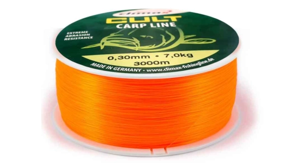 CLIMAX - Silon Cult Carp Line Fluo Orange 0,30 mm 8,3 kg 600 m