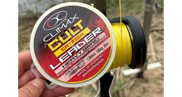CLIMAX - Šnúra Cult Catfish 1 mm 100 kg 20 m Sivá