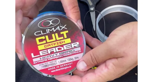 CLIMAX - Šnúra Cult Catfish 1 mm 100 kg 20 m Sivá
