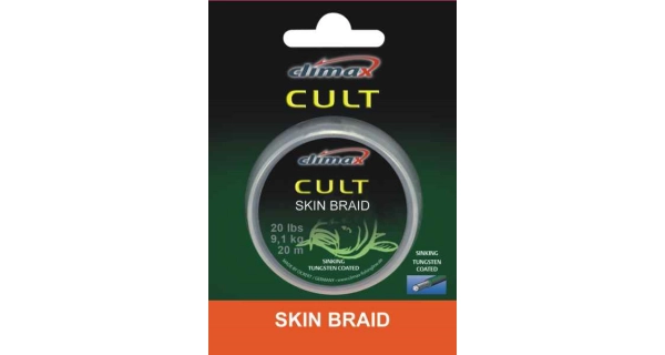 CLIMAX - Šnúra Cult Skin Braid Camou Green 20 lb 15 m