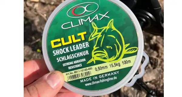 CLIMAX - Šokový silón Cult Shock Leader 0,50 mm 15,5 kg 100 m